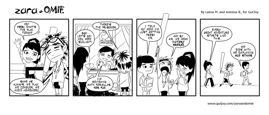 zara and omie comic #13 - the usual plan
