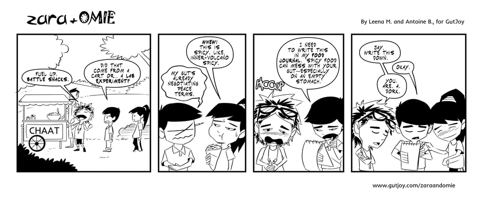 zara and omie comic #14 - the trouble with chaat v2