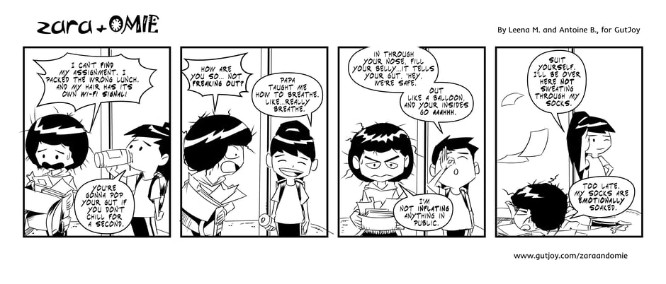 zara and omie comic #17 - breathe, misha