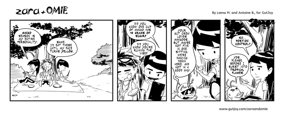 zara and omie comic #18 - mango madness