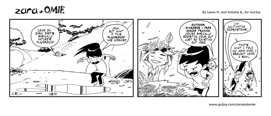 zara and omie comic #23 - the great outdoors