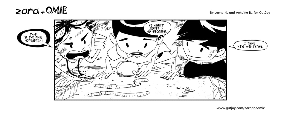 zara and omie comic #24 - worm race