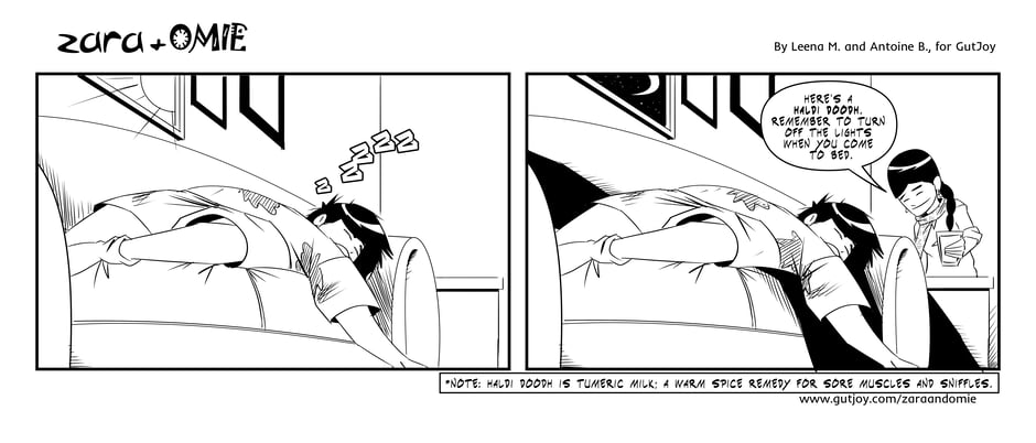 zara and omie comic #26 - recuperating