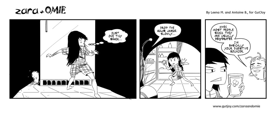 zara and omie comic #33 - midnight snack sabotage