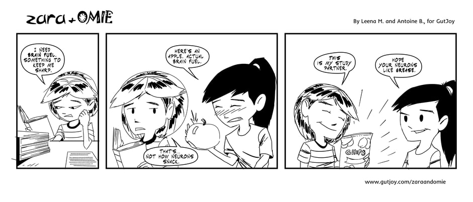 zara and omie comic #35 - homework fuel (1)