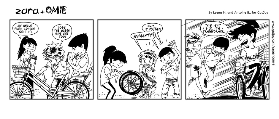 zara and omie comic #45 - the royal ride