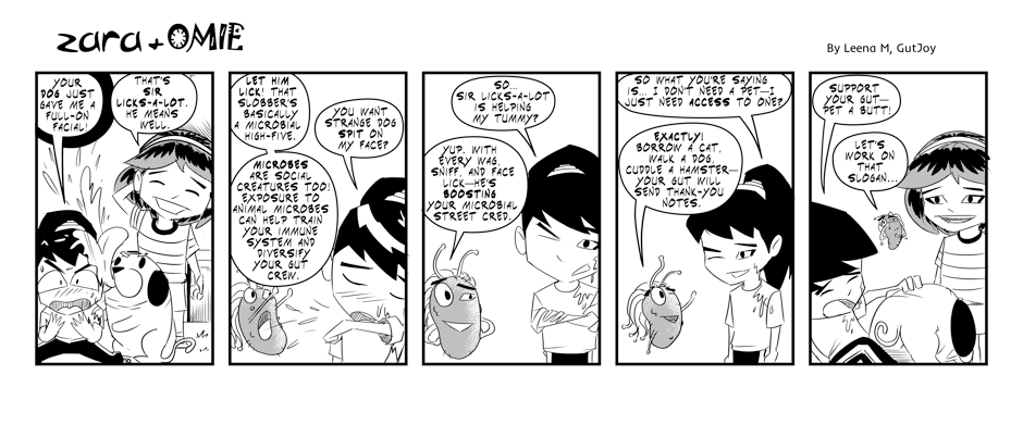zara and omie comic #9 - paws-itively helpful!