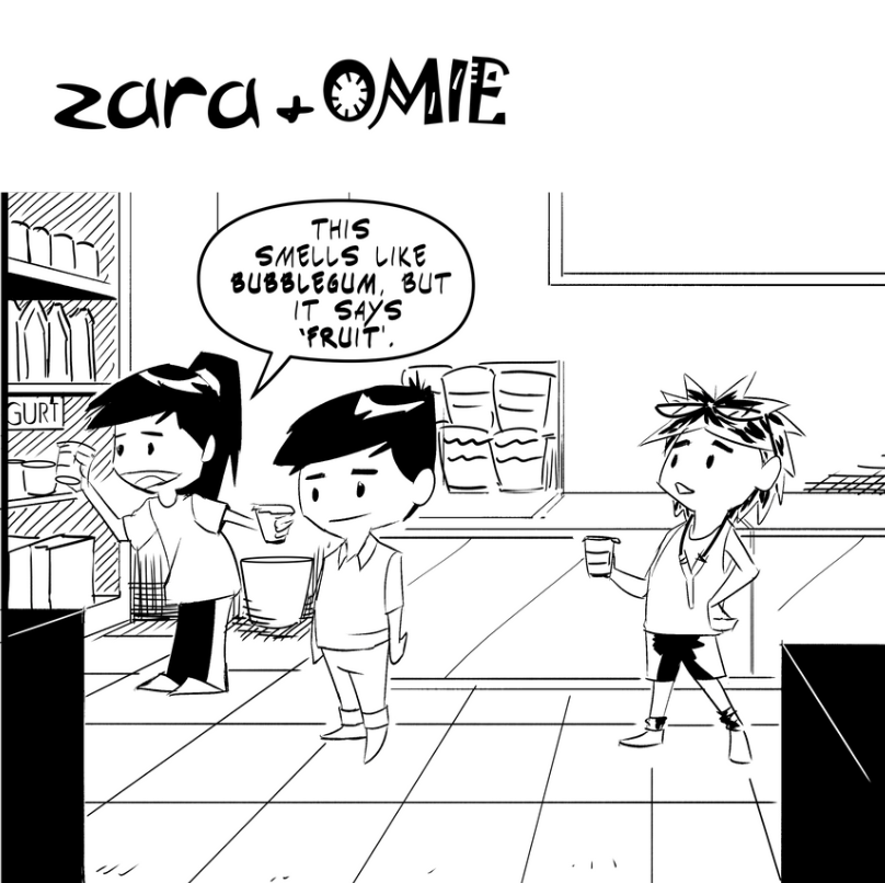 zara and omie comic #22 - the yogurt betrayal V2_Teaser_NoBanner