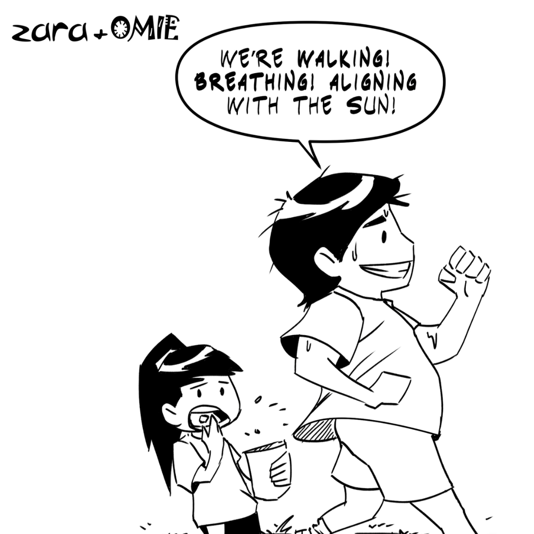 zara and omie comic #25 - dads wellness walk_NoBanner